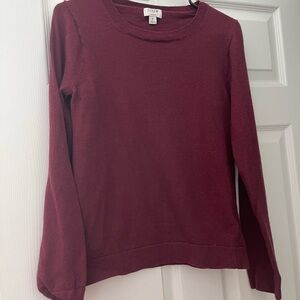 J. Crew Women's Deep Red Sweatshirt